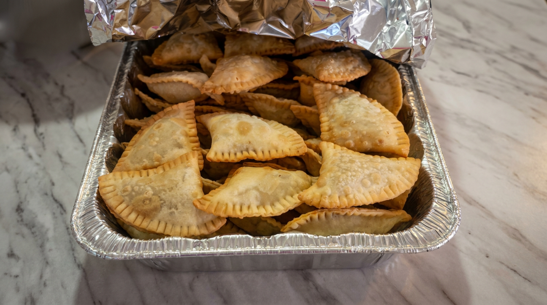Beef empanadas by the platter